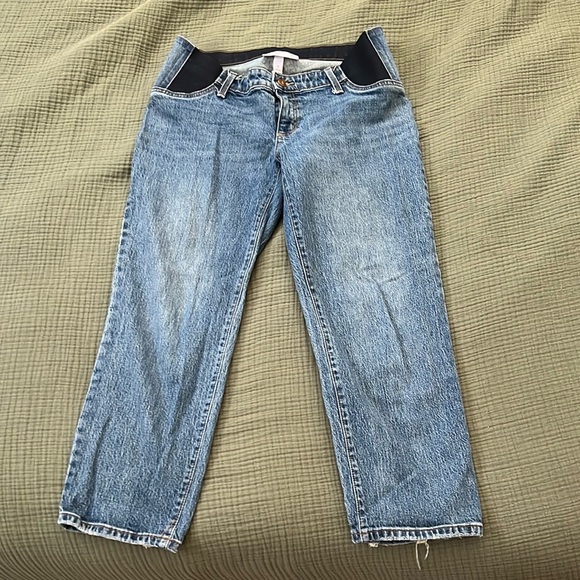 Maternity Vintage Wash Straight Jeans - Picture 5 of 5